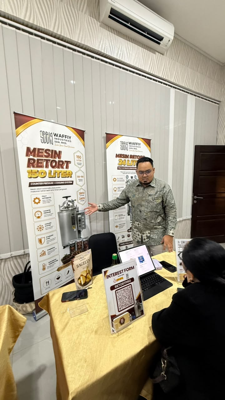 Pameran Mesin Retort 150L dan 24L