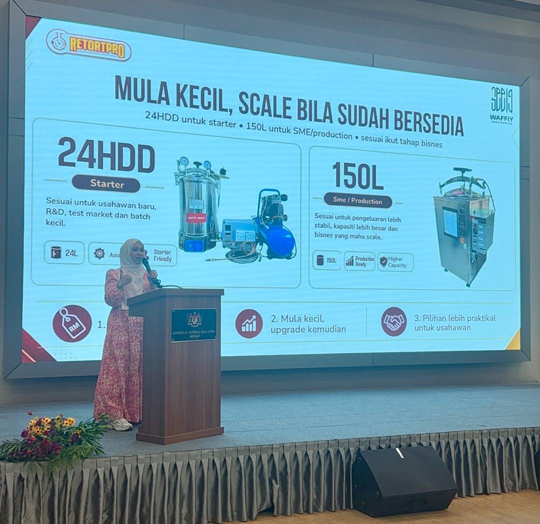 Memperkenalkan mesin retort kecil dan sederhana di pentas ASEAN (Indonesia) — 24HDD untuk usahawan baru, 150L untuk pengeluaran SME